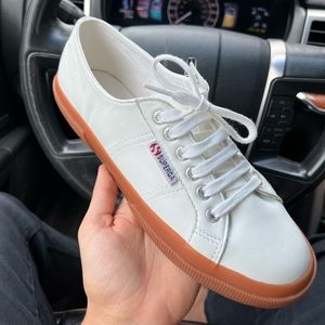 NWT & box - Superga White Leather Sneakers